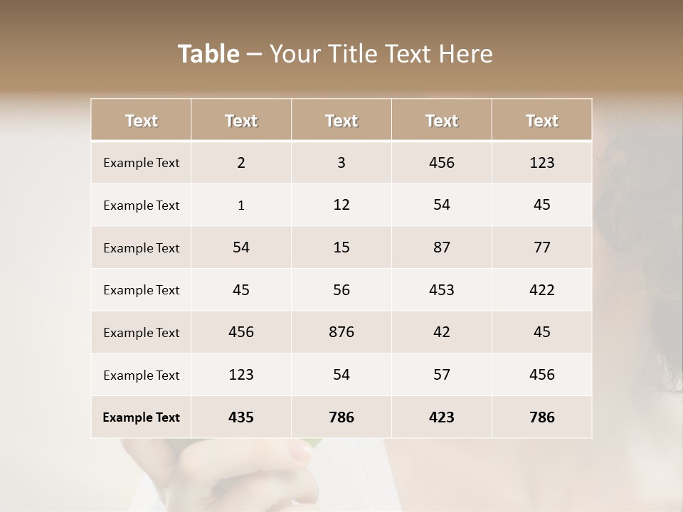 Woman Person Food PowerPoint Template