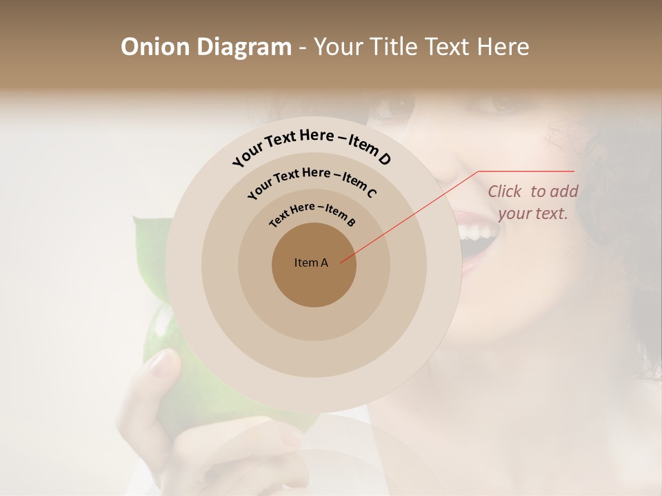 Woman Person Food PowerPoint Template