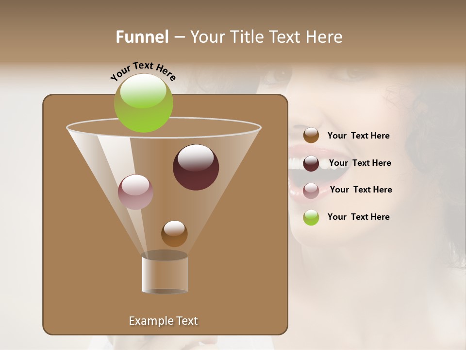 Woman Person Food PowerPoint Template