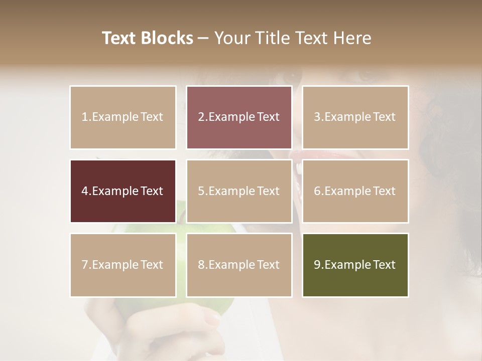 Woman Person Food PowerPoint Template