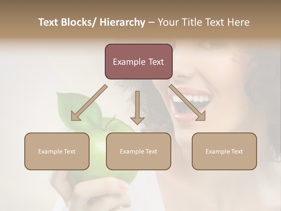 Woman Person Food PowerPoint Template