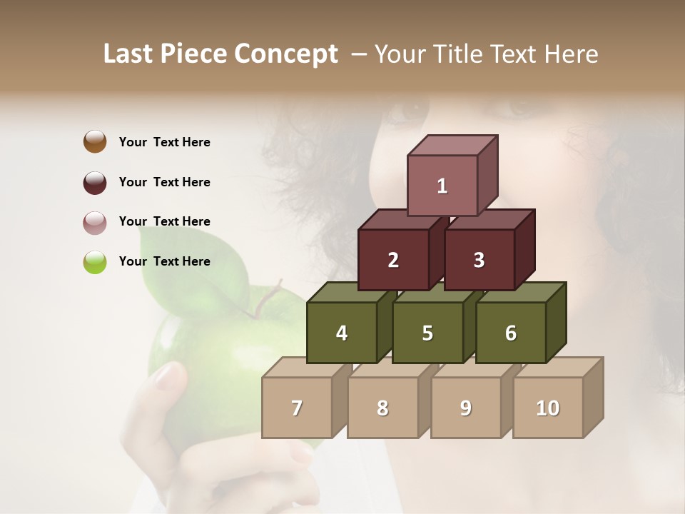 Woman Person Food PowerPoint Template