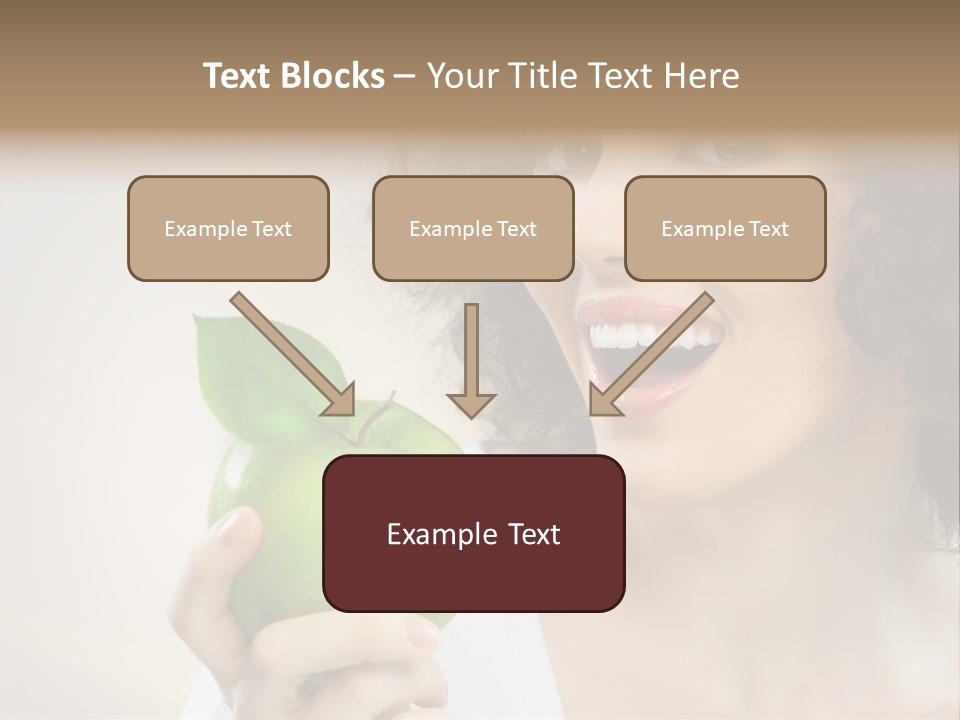 Woman Person Food PowerPoint Template