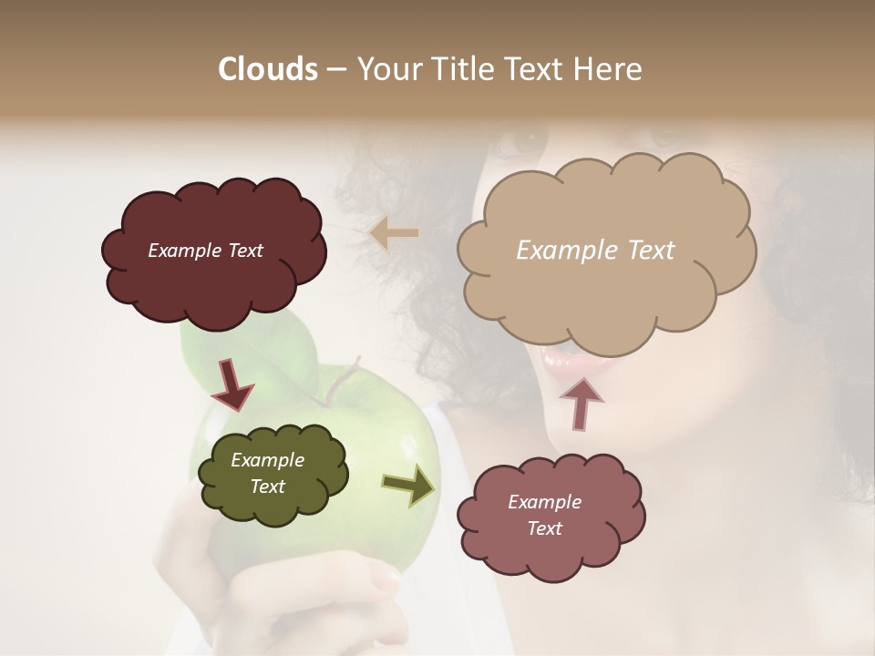 Woman Person Food PowerPoint Template