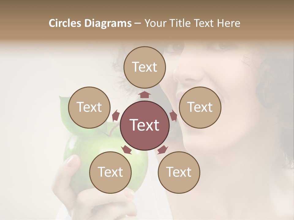 Woman Person Food PowerPoint Template