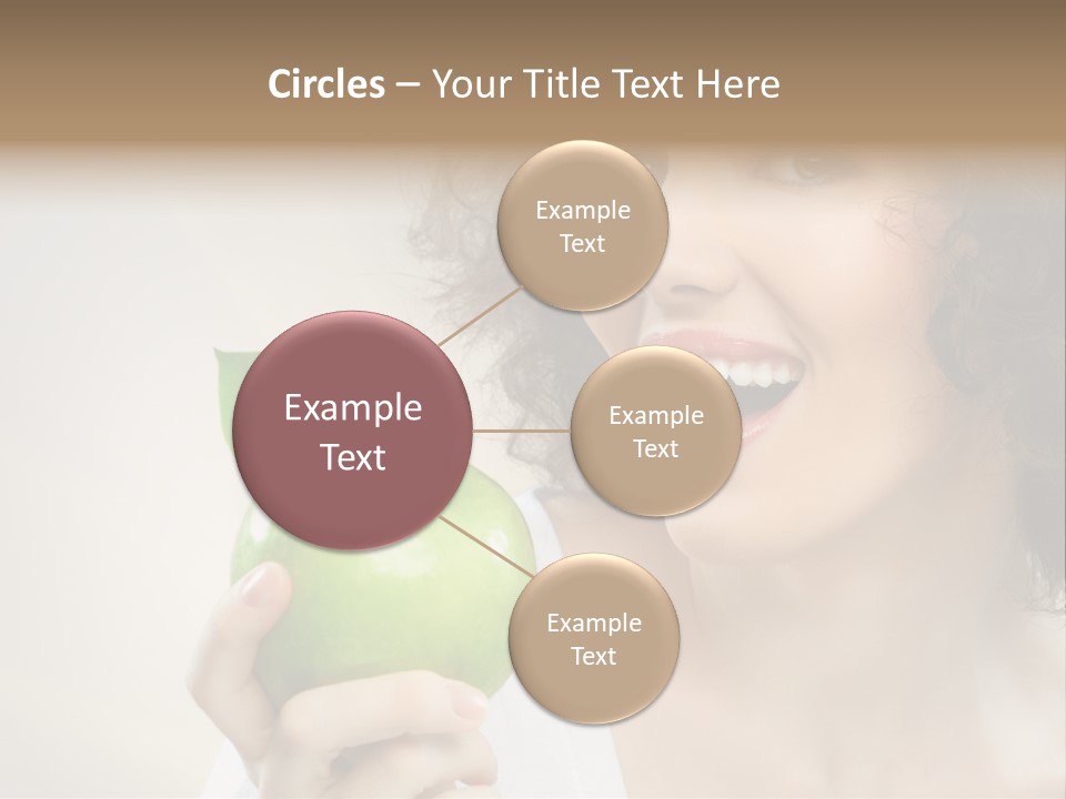 Woman Person Food PowerPoint Template