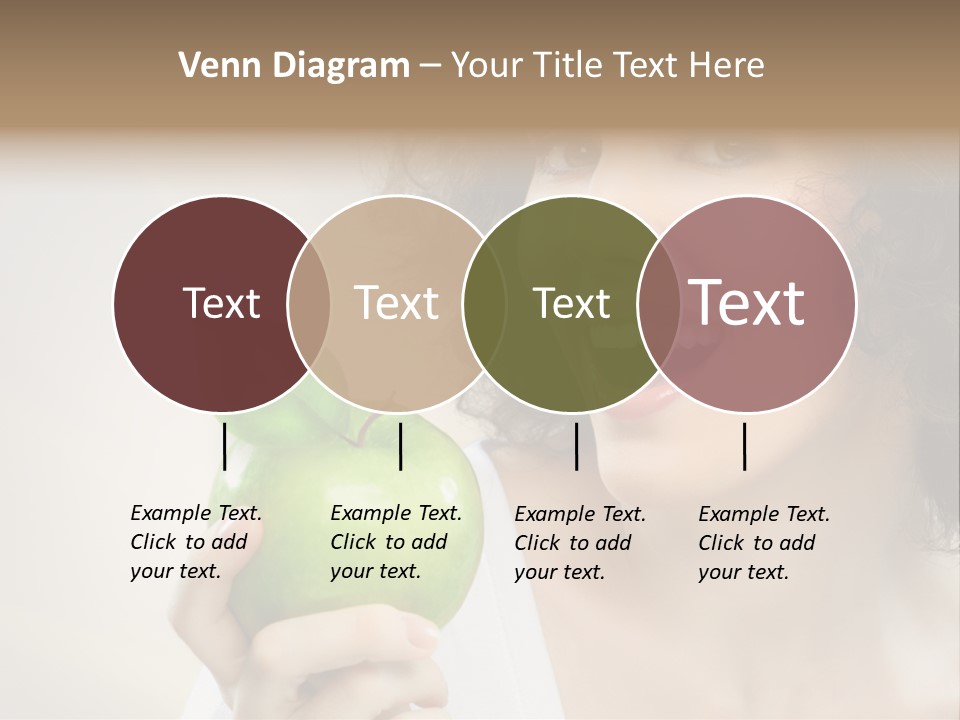 Woman Person Food PowerPoint Template