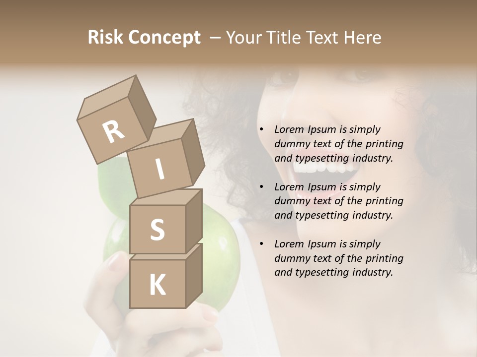 Woman Person Food PowerPoint Template