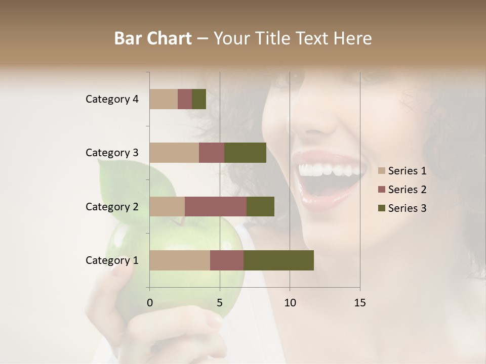 Woman Person Food PowerPoint Template