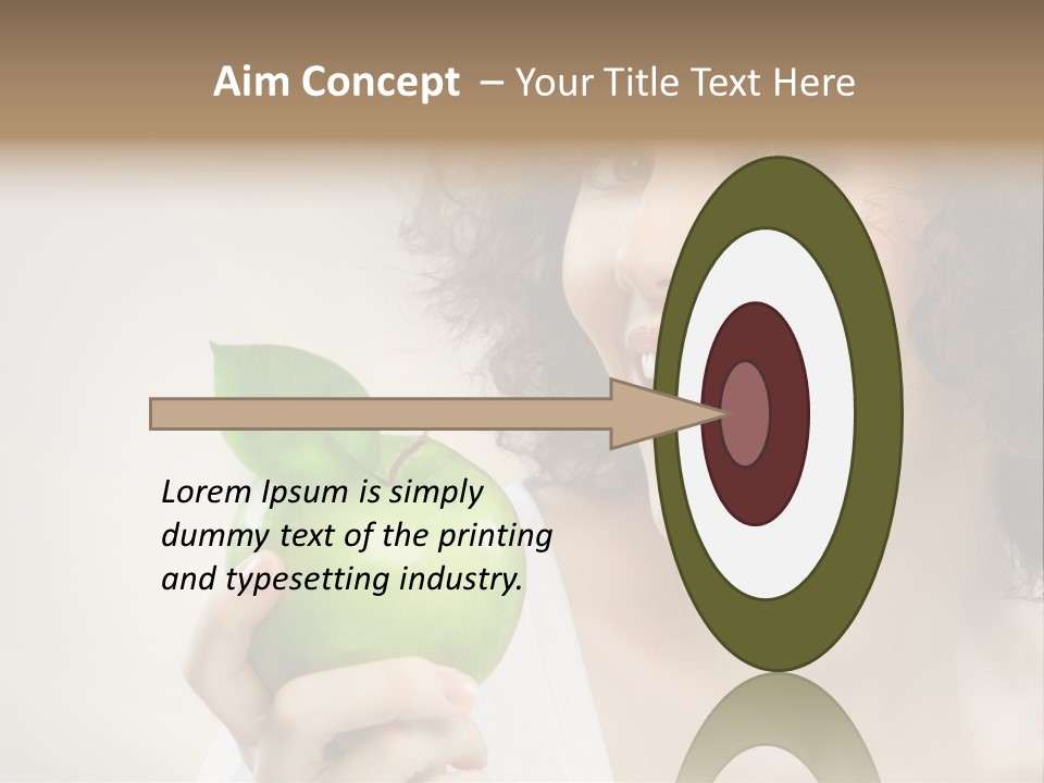 Woman Person Food PowerPoint Template