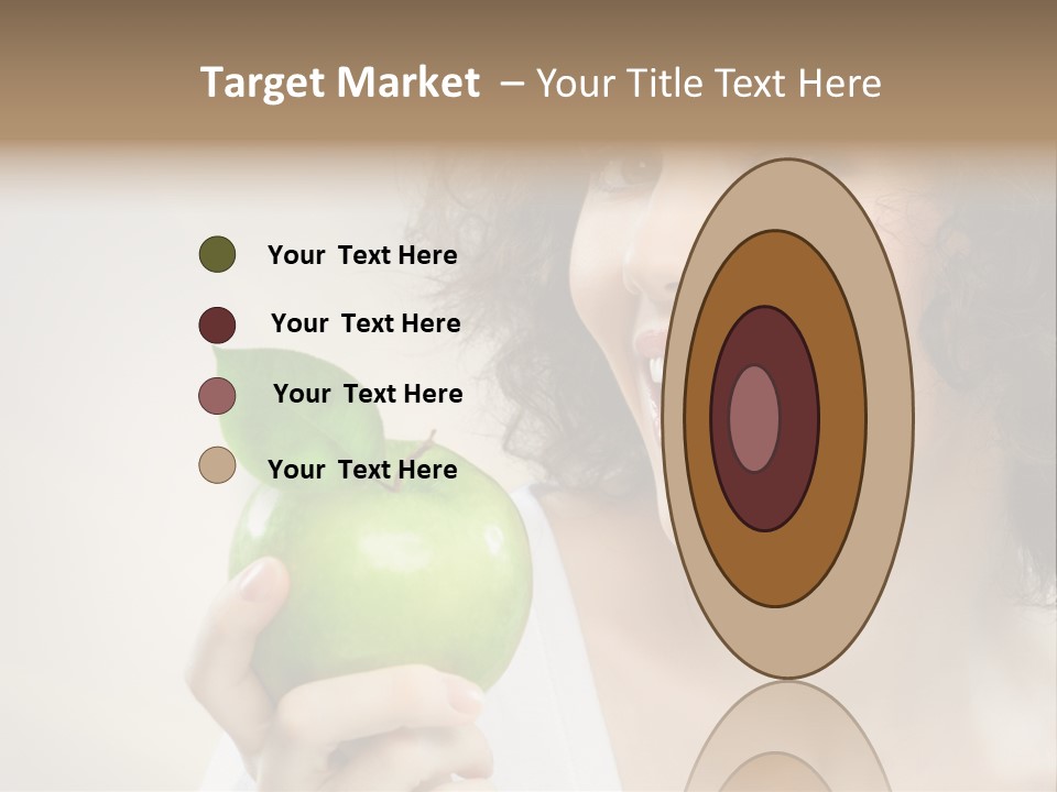 Woman Person Food PowerPoint Template