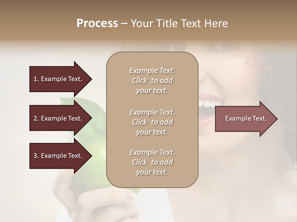Woman Person Food PowerPoint Template