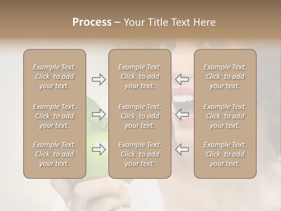 Woman Person Food PowerPoint Template
