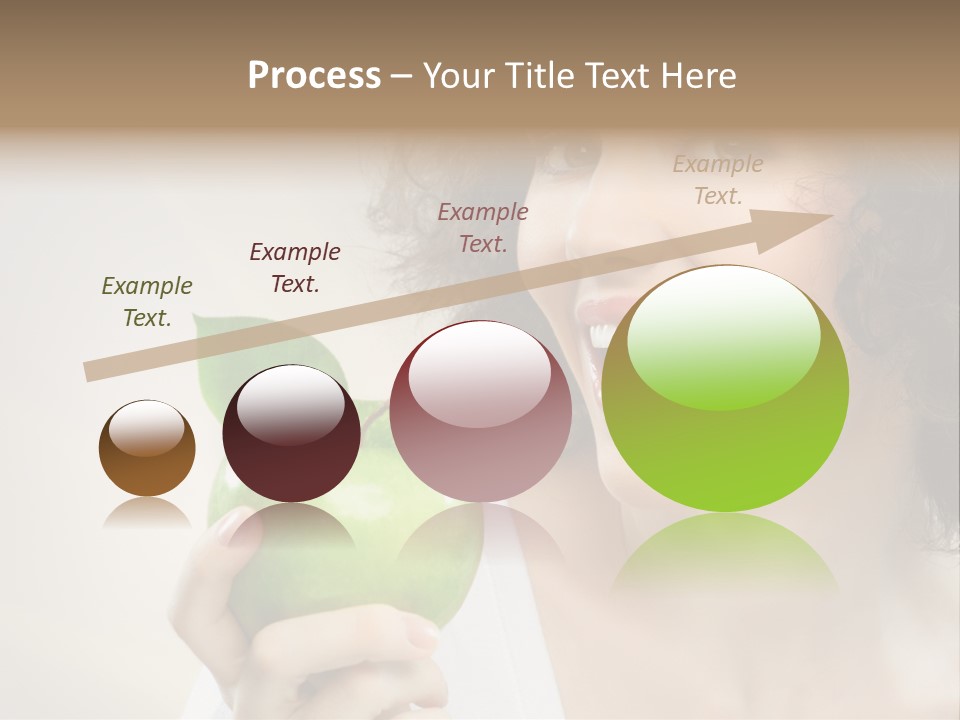 Woman Person Food PowerPoint Template