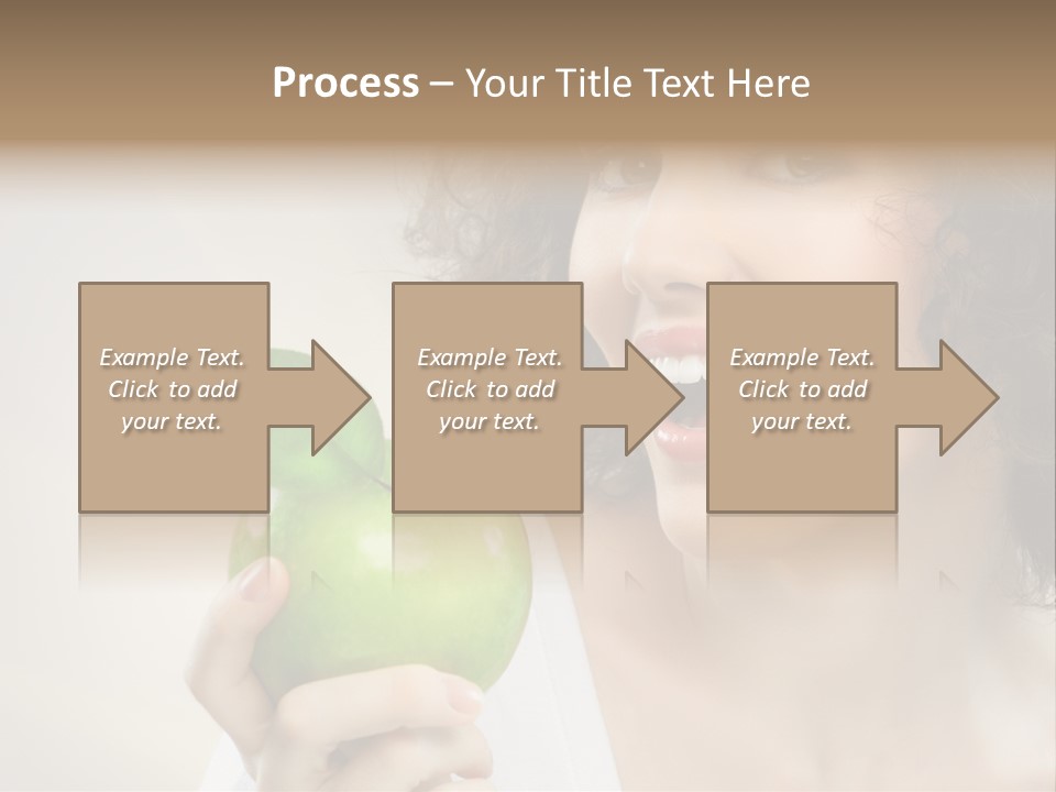 Woman Person Food PowerPoint Template