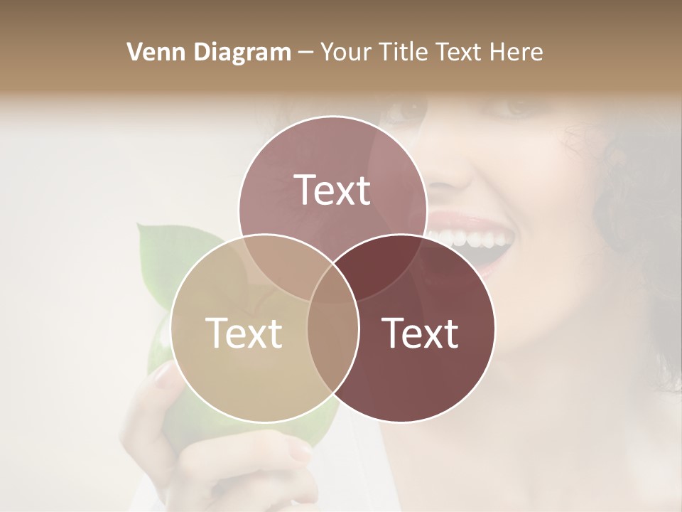 Woman Person Food PowerPoint Template