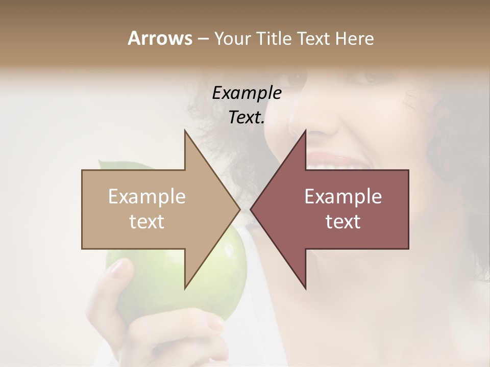 Woman Person Food PowerPoint Template