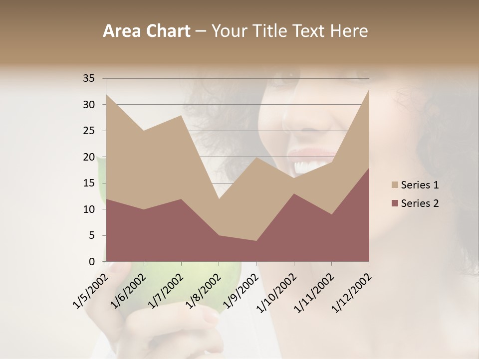 Woman Person Food PowerPoint Template