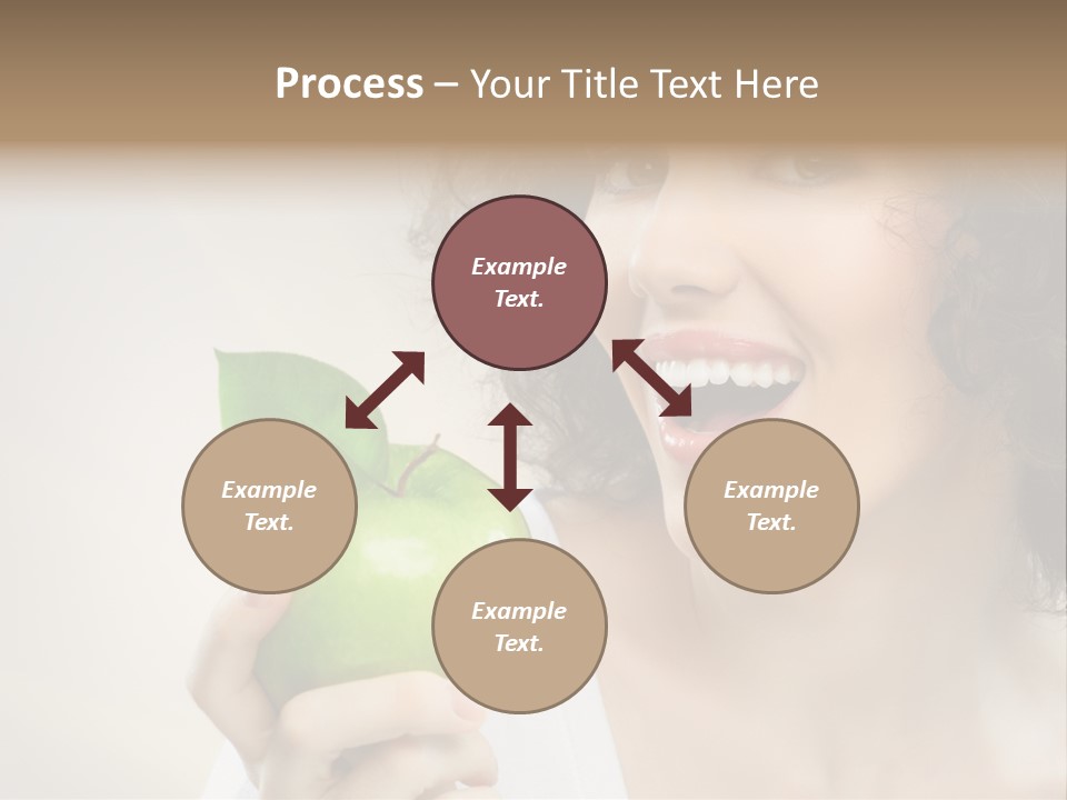 Woman Person Food PowerPoint Template