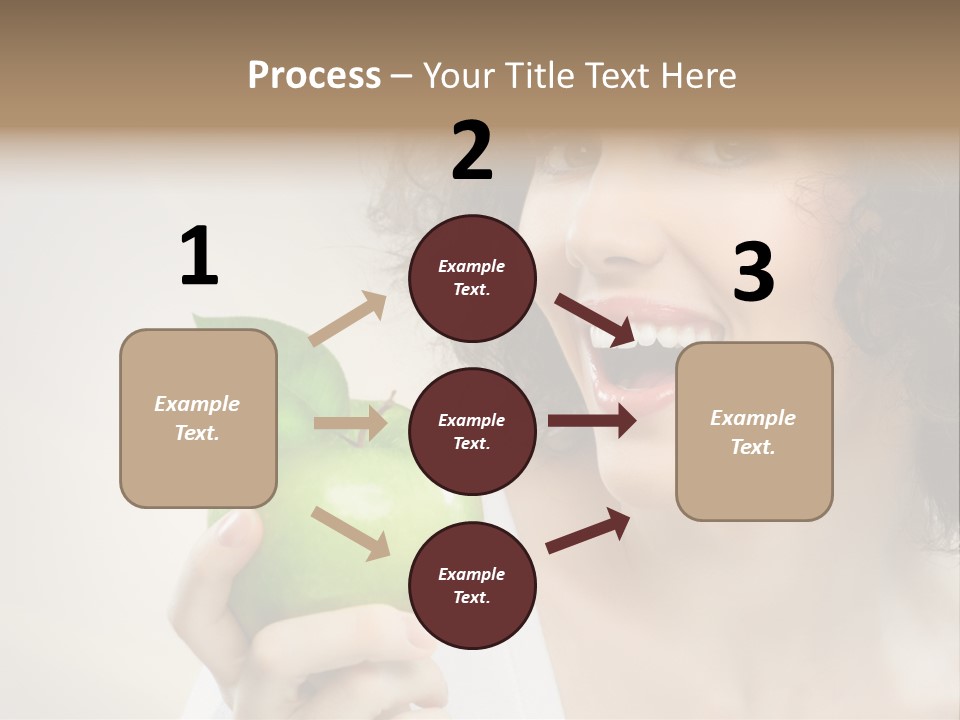Woman Person Food PowerPoint Template