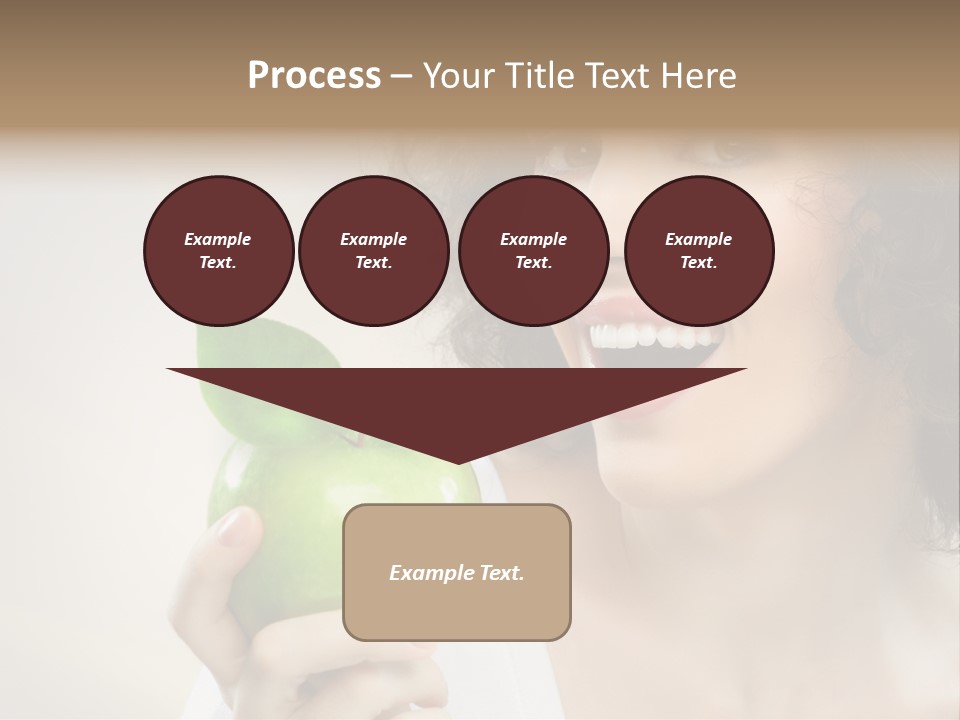 Woman Person Food PowerPoint Template