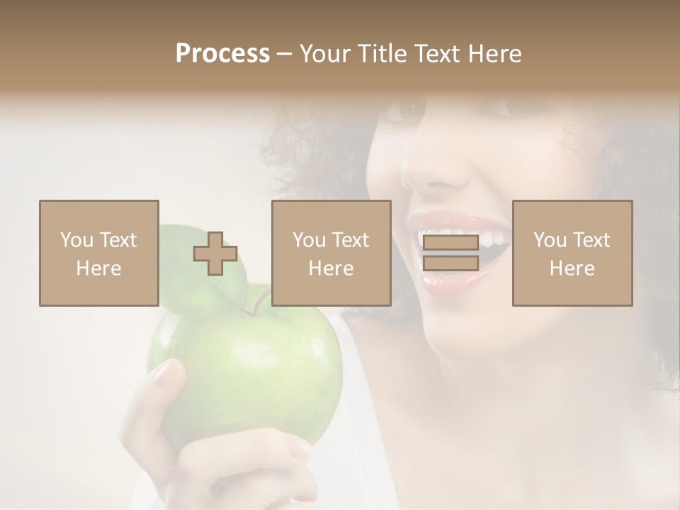 Woman Person Food PowerPoint Template