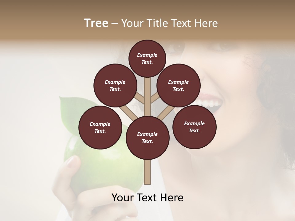 Woman Person Food PowerPoint Template