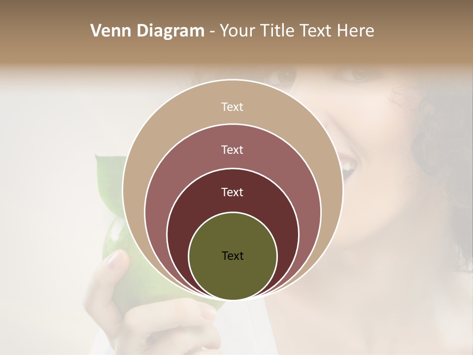 Woman Person Food PowerPoint Template