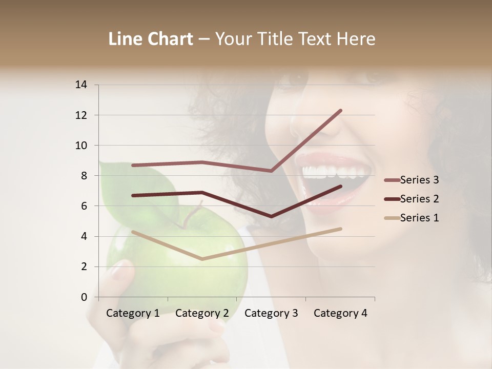 Woman Person Food PowerPoint Template