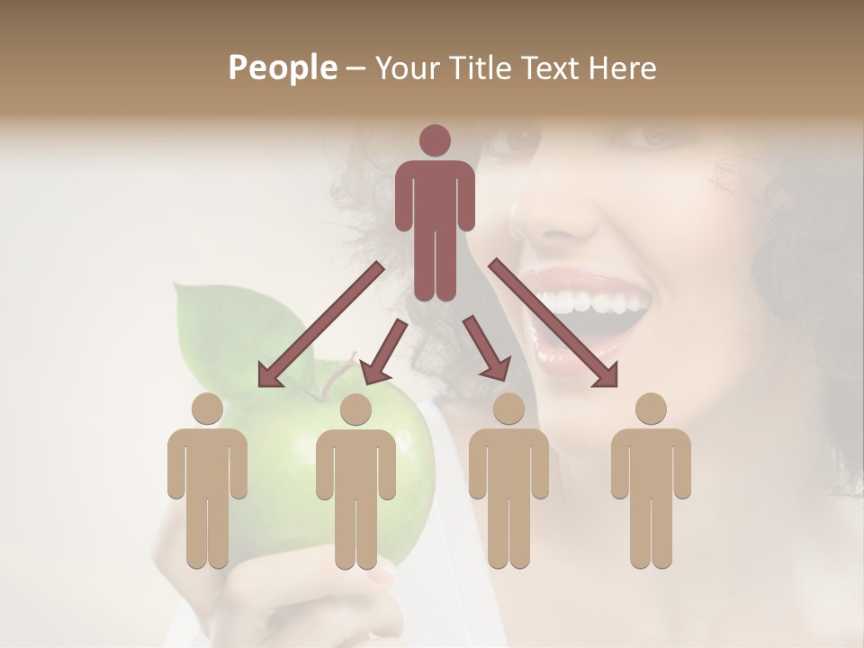 Woman Person Food PowerPoint Template