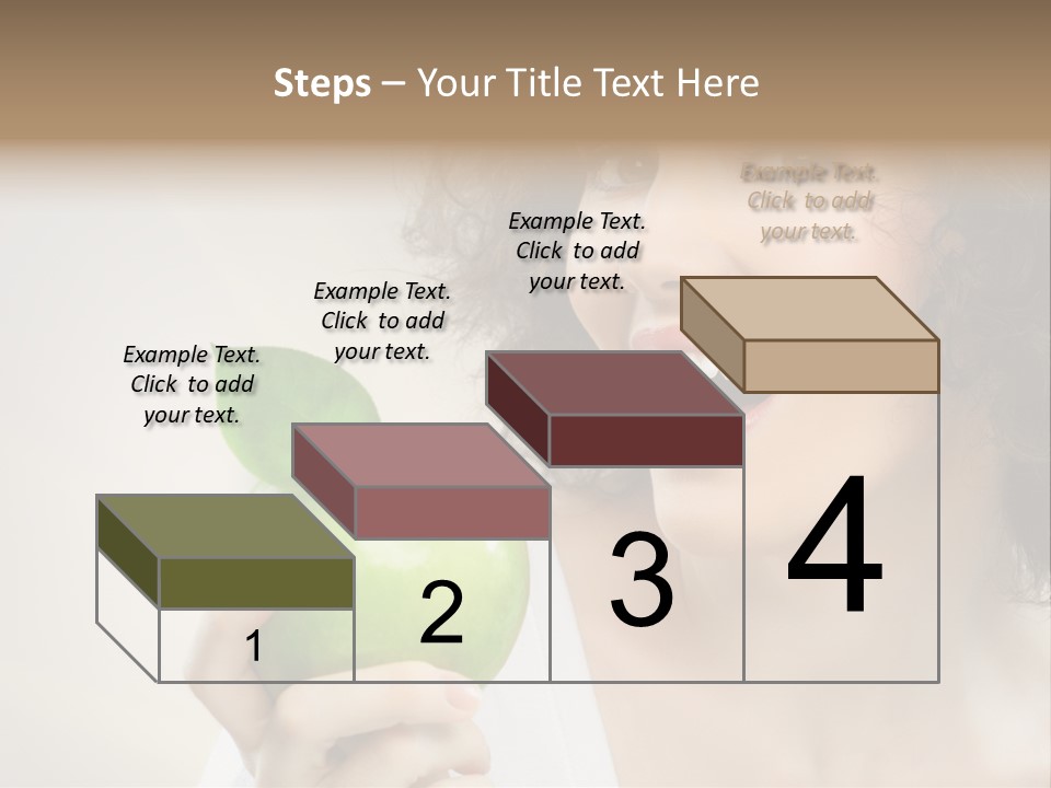 Woman Person Food PowerPoint Template