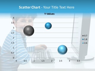 Horizontal Schoolchild Schoolkid PowerPoint Template