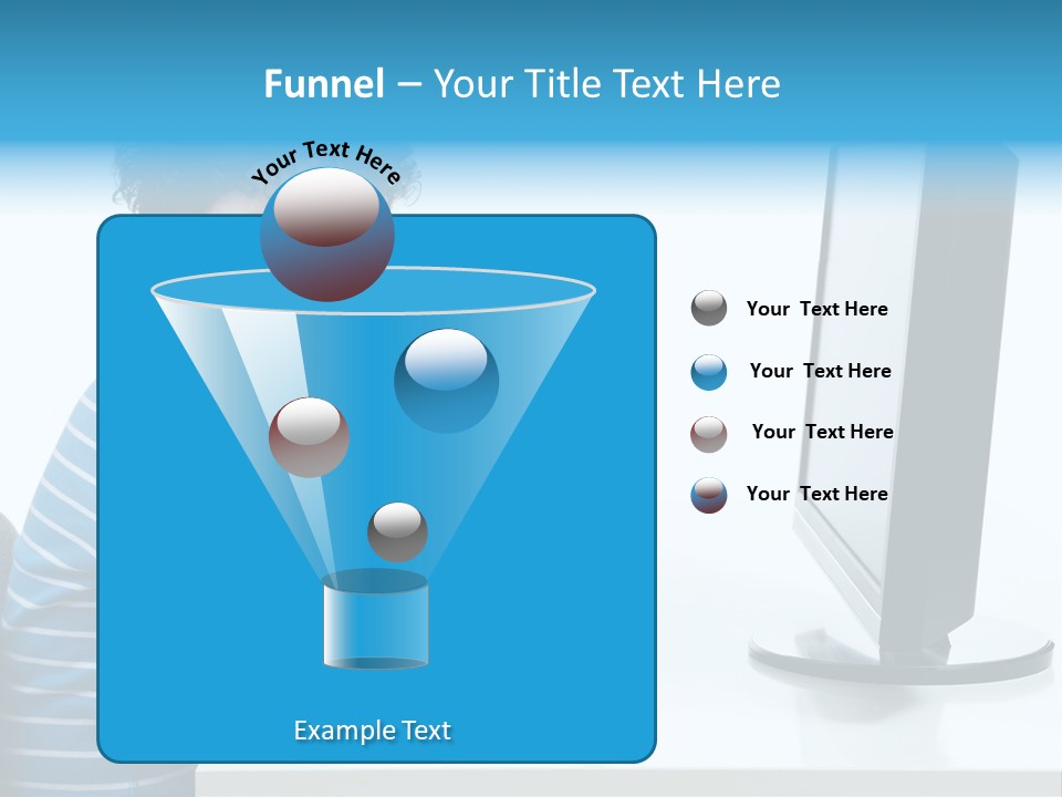 Horizontal Schoolchild Schoolkid PowerPoint Template
