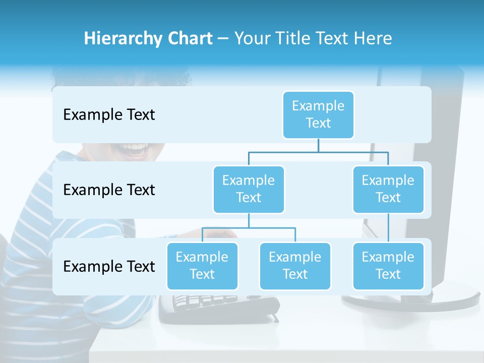 Horizontal Schoolchild Schoolkid PowerPoint Template