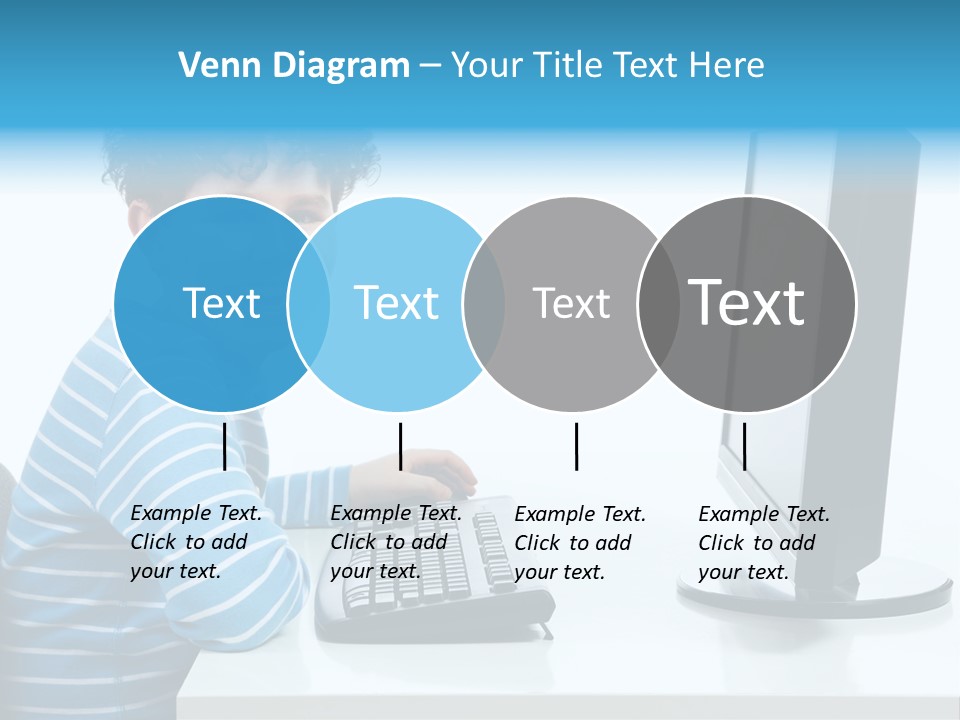 Horizontal Schoolchild Schoolkid PowerPoint Template