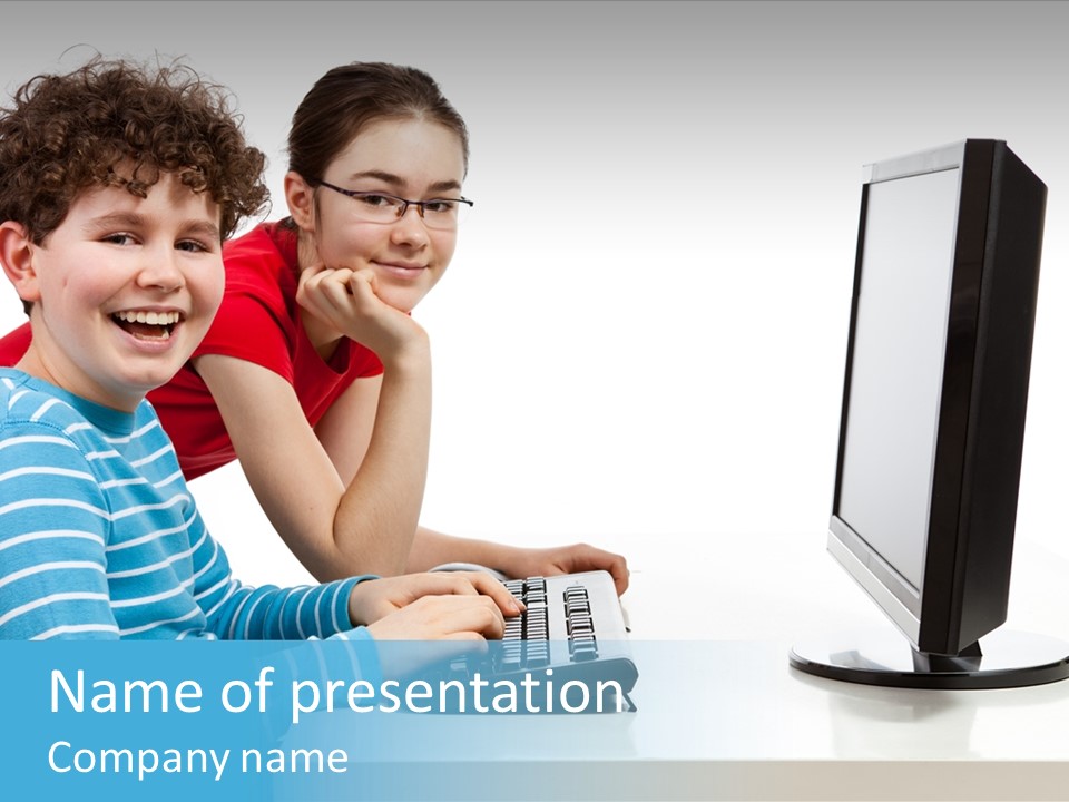 Keyboard School Cute PowerPoint Template