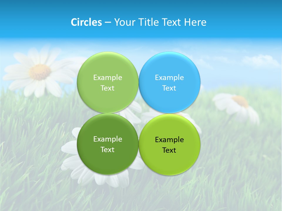Nature Meadow Group PowerPoint Template