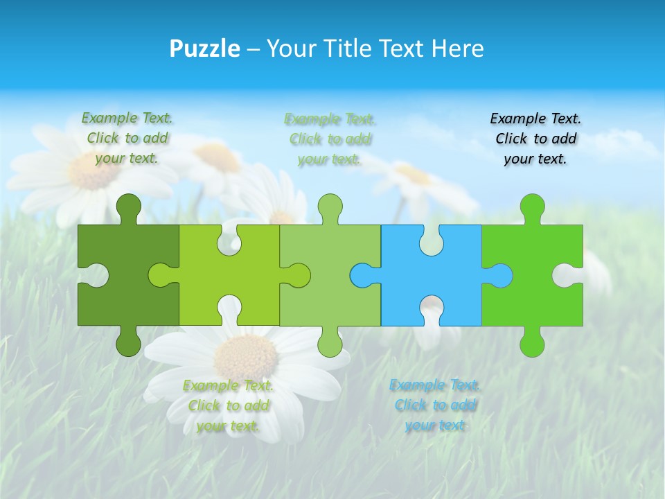 Nature Meadow Group PowerPoint Template