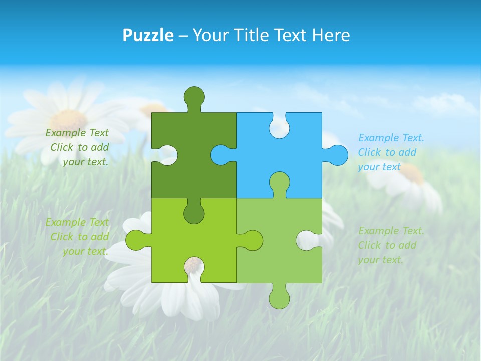 Nature Meadow Group PowerPoint Template