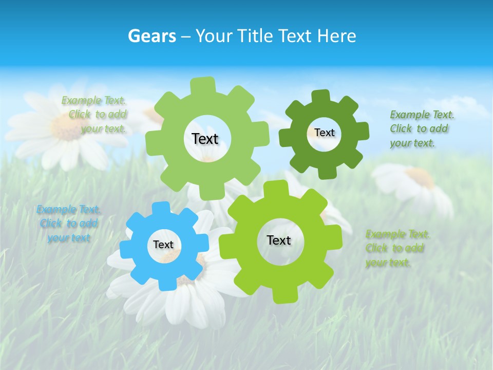 Nature Meadow Group PowerPoint Template