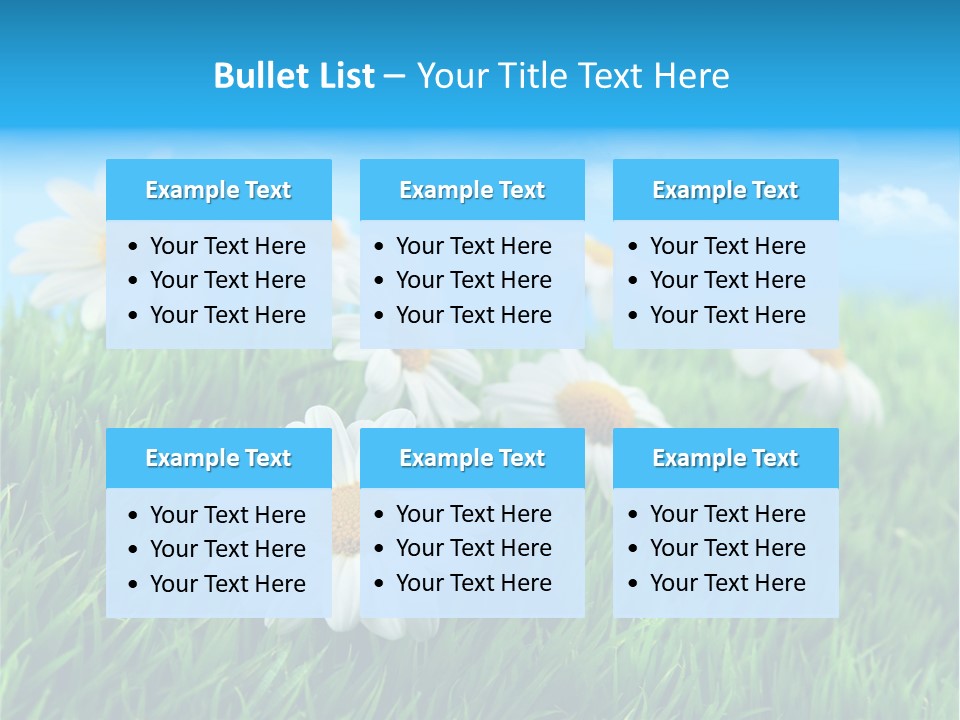 Nature Meadow Group PowerPoint Template