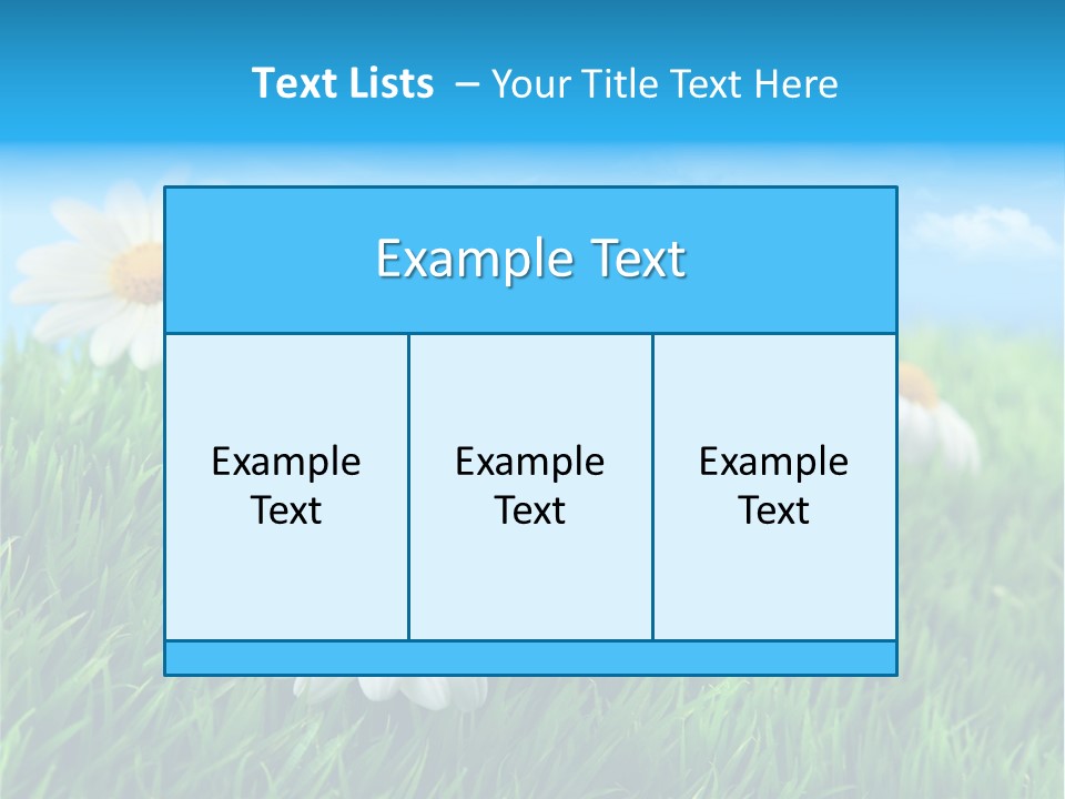 Nature Meadow Group PowerPoint Template
