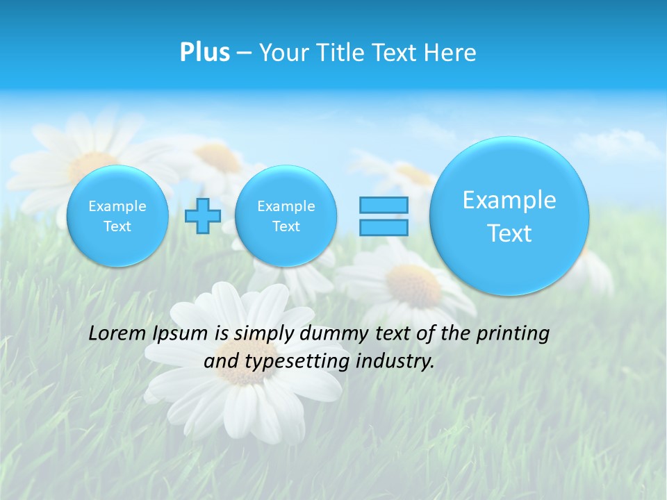 Nature Meadow Group PowerPoint Template