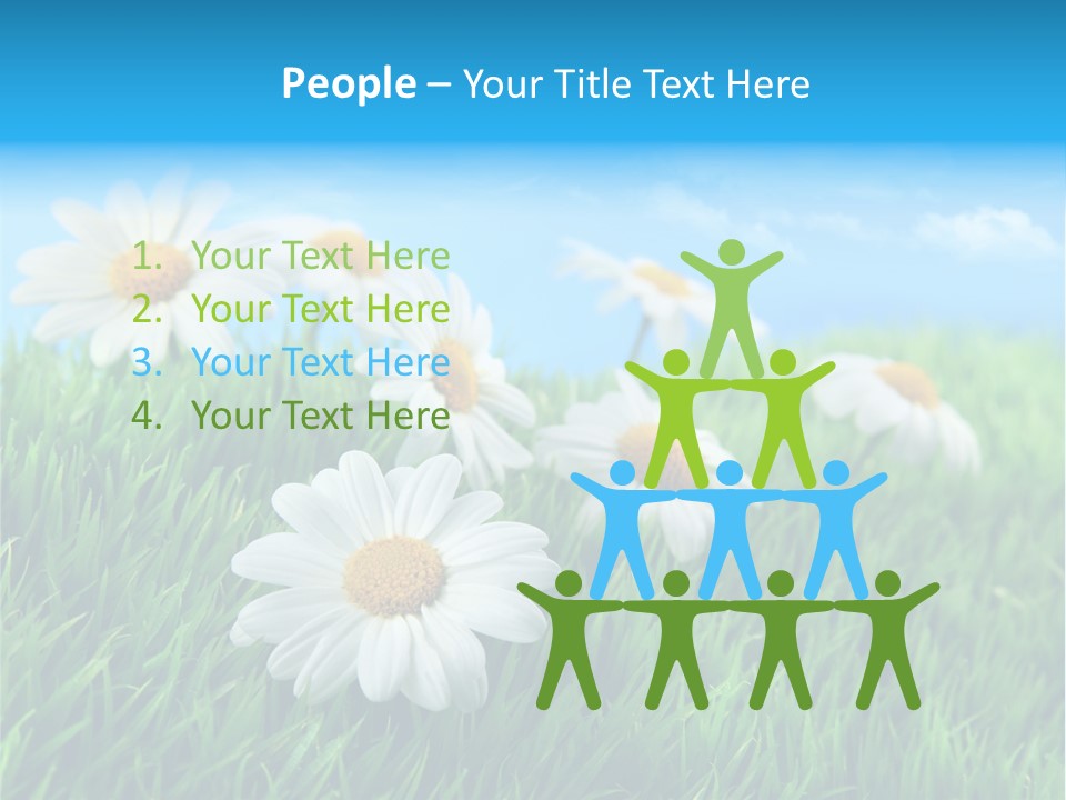 Nature Meadow Group PowerPoint Template