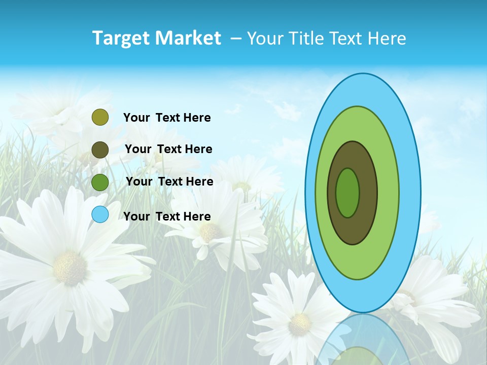 Countryside Plain Daisy PowerPoint Template