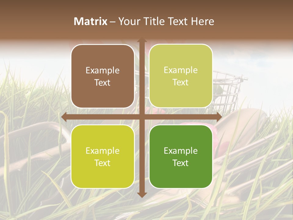Fresh Garden Flower PowerPoint Template