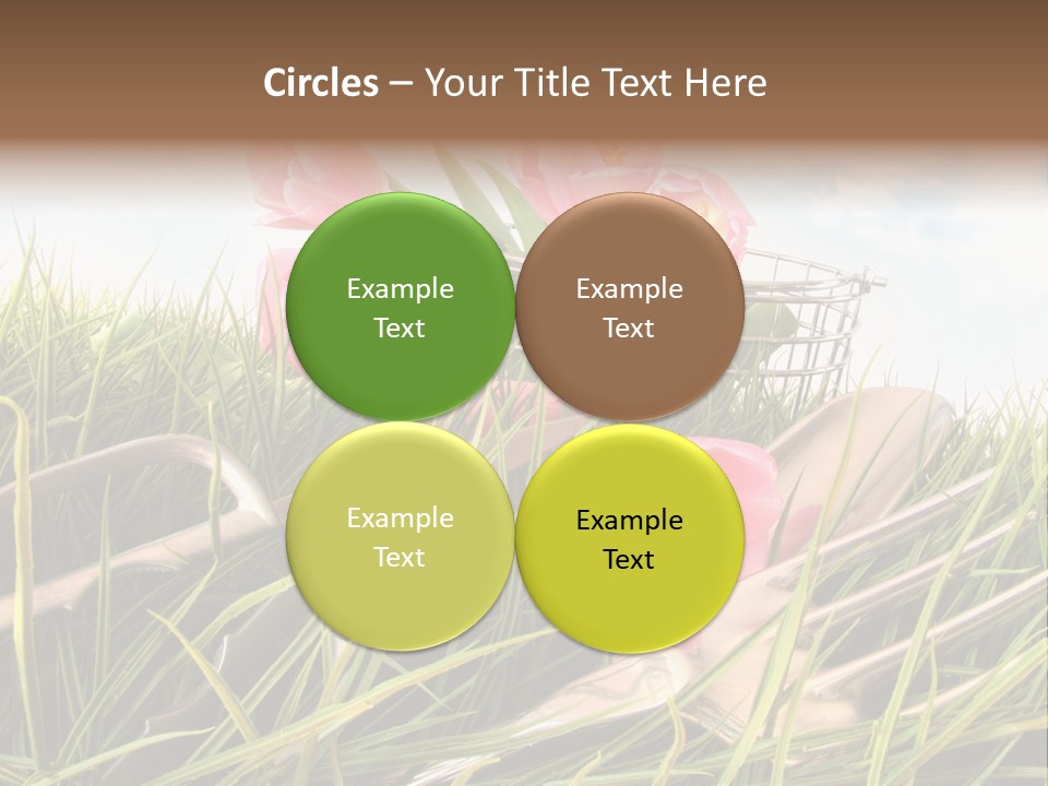 Fresh Garden Flower PowerPoint Template