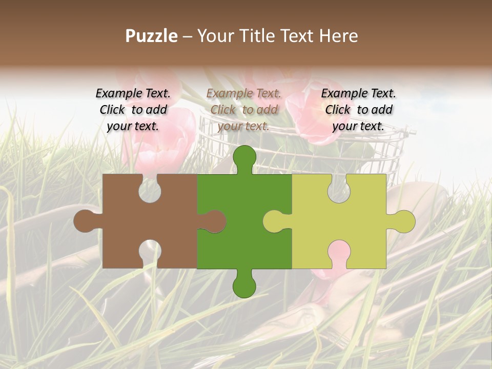 Fresh Garden Flower PowerPoint Template