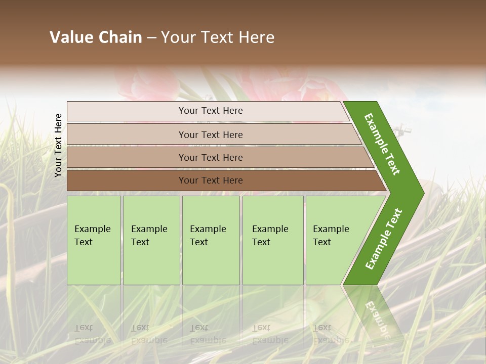 Fresh Garden Flower PowerPoint Template