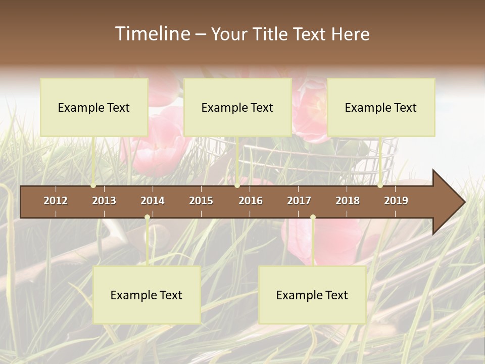 Fresh Garden Flower PowerPoint Template